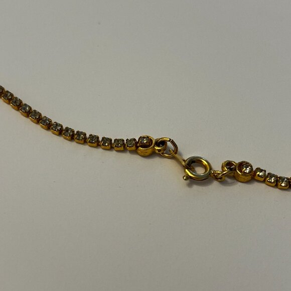 Gold-Plated Gems Necklace - Picture 3 of 4